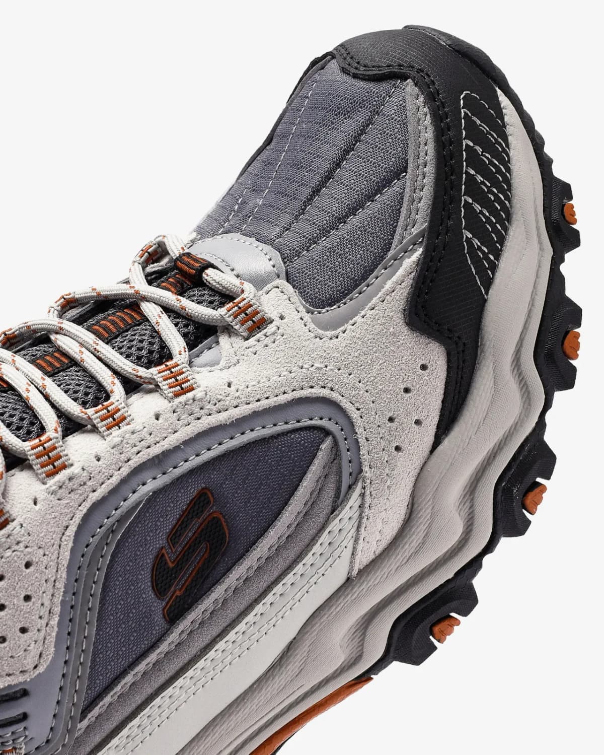 Skechers Stamina At - Vintage Stitch Erkek Gri Su Geçirmez Outdoor Ayakkabı — Turuncu · 237529-GYOR (8/8)