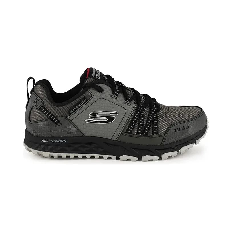 Skechers Escape Plan Erkek Spor Ayakkabı Gri — Siyah · 51591-CCBK