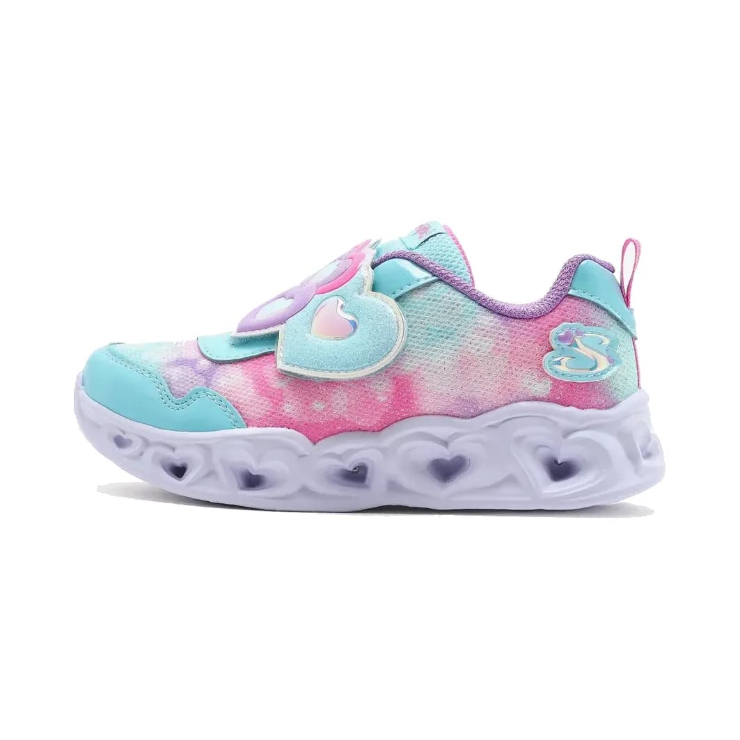 Skechers Heart Lights - Lovin Reflection Küçük Kız Çocuk Mor Işıklı Spor Ayakkabı — Mavi · 302693N-TQLV (2/8)