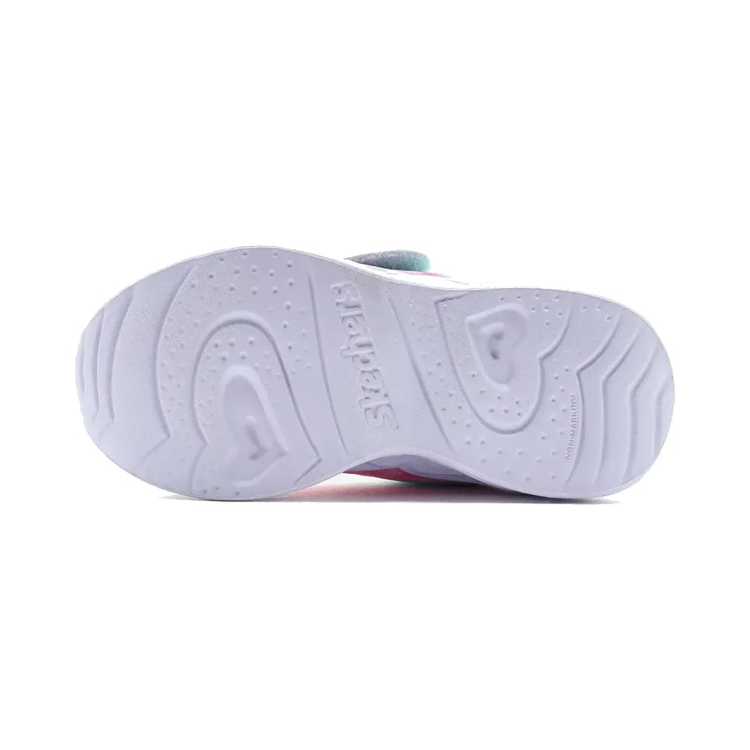 Skechers Heart Lights - Lovin Reflection Küçük Kız Çocuk Mor Işıklı Spor Ayakkabı — Mavi · 302693N-TQLV (4/8)