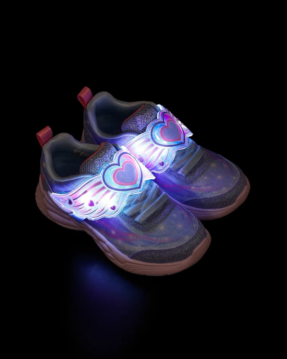 Skechers Dream Racer - Wing Luxe Büyük Kız Çocuk Mavi Işıklı Spor Ayakkabı · 303067L-LTBL (2/6)