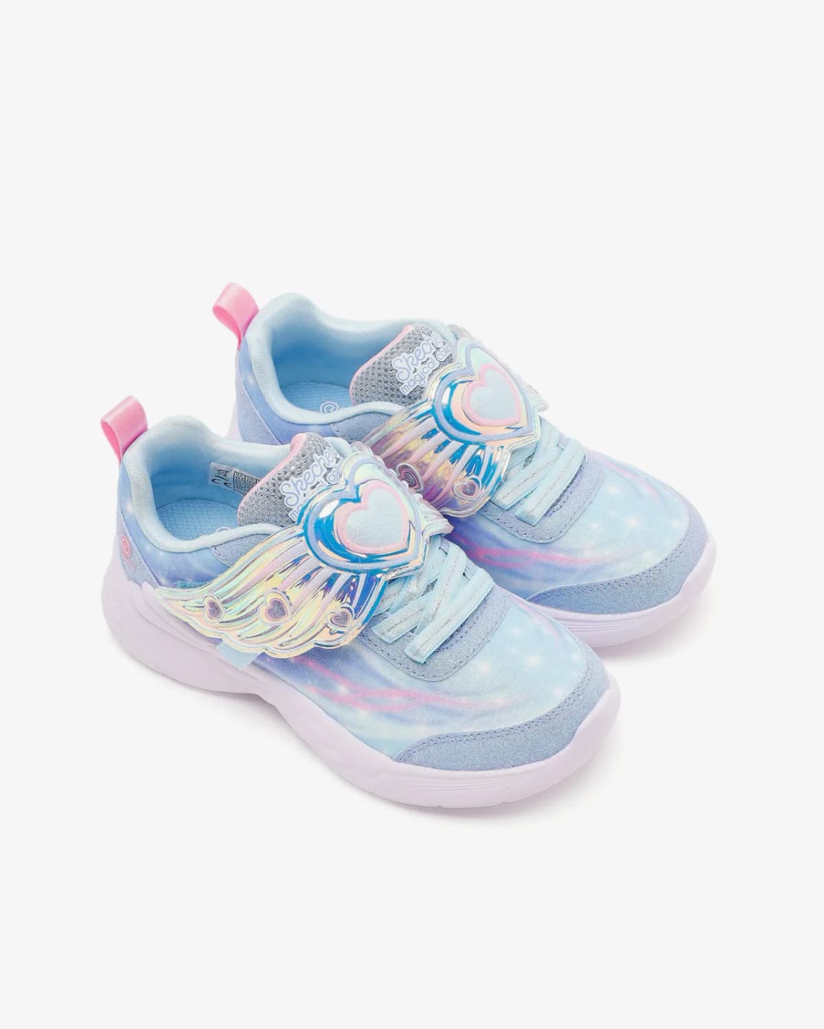 Skechers Dream Racer - Wing Luxe Büyük Kız Çocuk Mavi Işıklı Spor Ayakkabı · 303067L-LTBL (5/6)