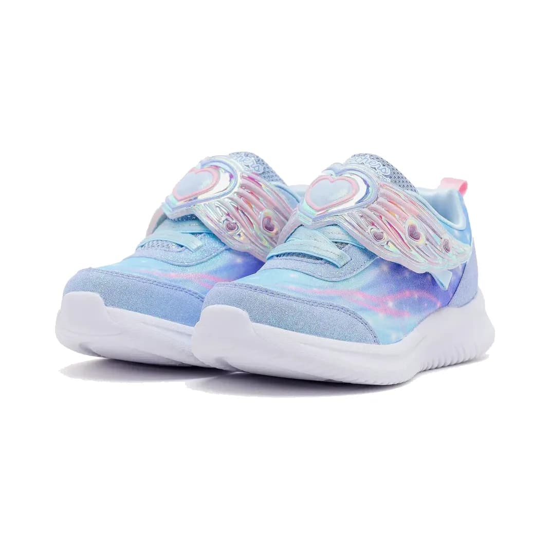 Skechers Jumpsters Küçük Kız Çocuk Mavi Işıklı Spor Ayakkabı · 303068N-LTBL (3/6)
