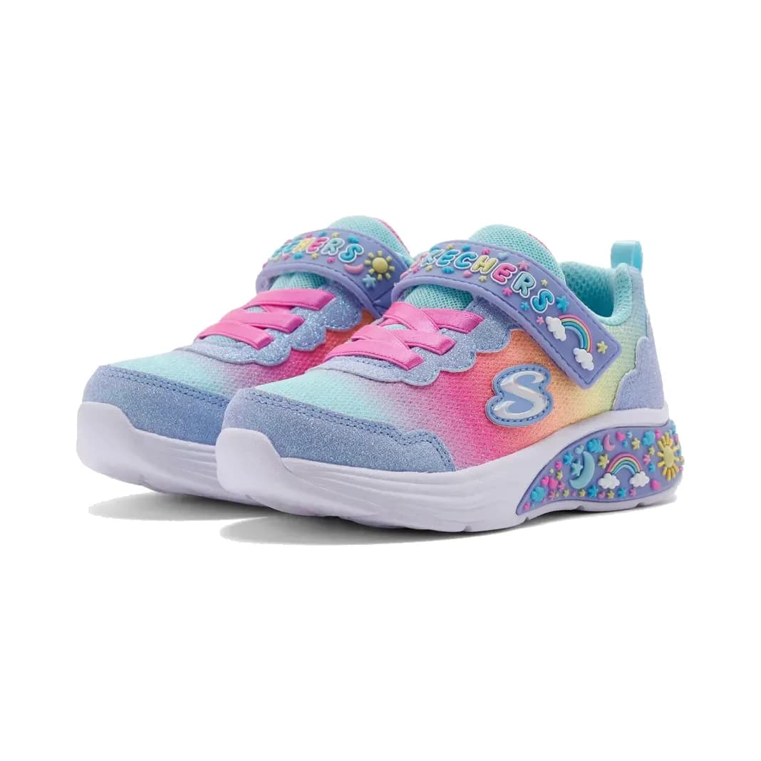 Skechers My Dreamers Küçük Kız Çocuk Mavi Işıklı Spor Ayakkabı · 303157N-LBMT (3/12)
