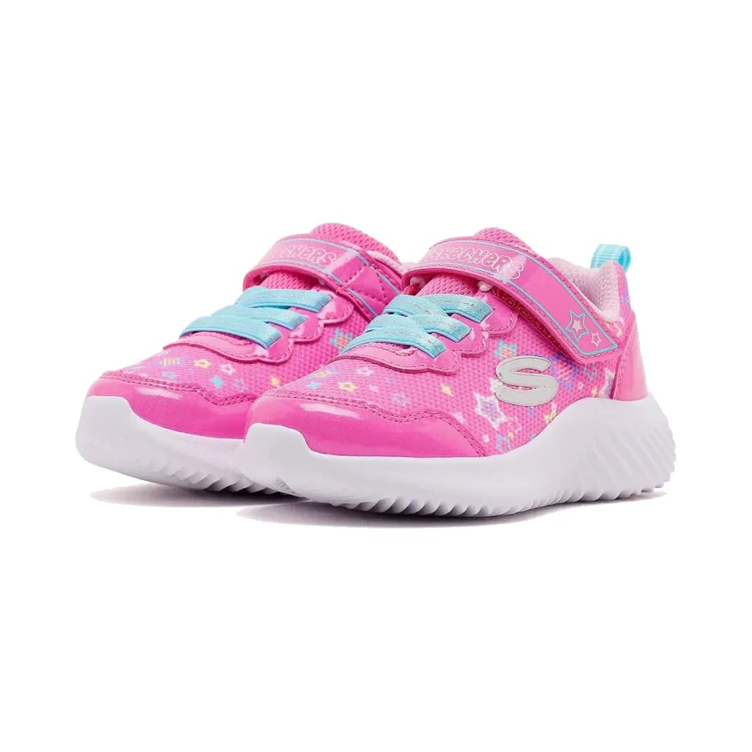 Skechers Bounder - Lil Star Friends Küçük Kız Çocuk Pembe Spor Ayakkabı · 303167N-PKMT (3/5)