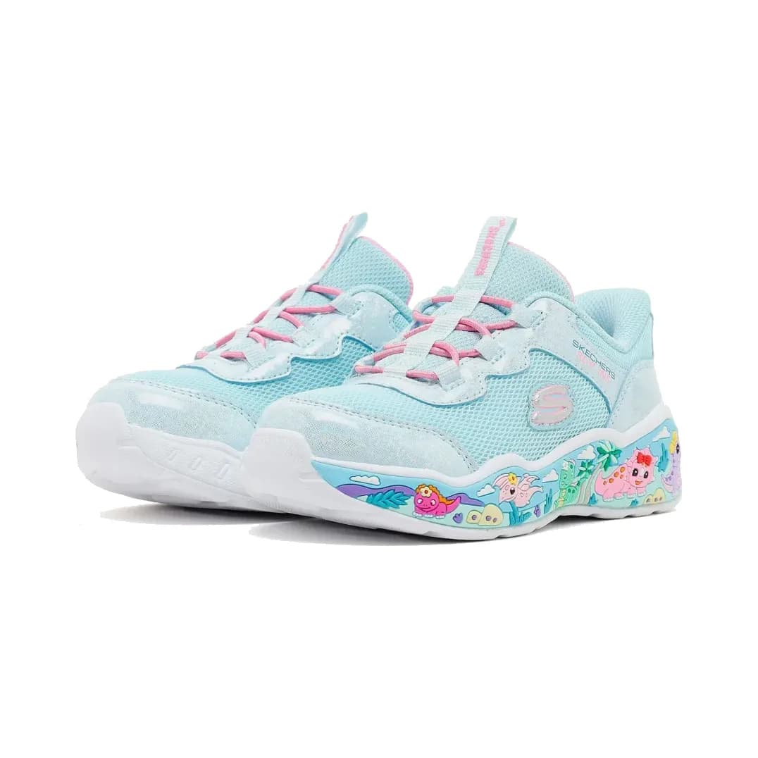 Skechers Play Scene Küçük Kız Çocuk Mavi Spor Ayakkabı · 303183N-LBMT (3/7)