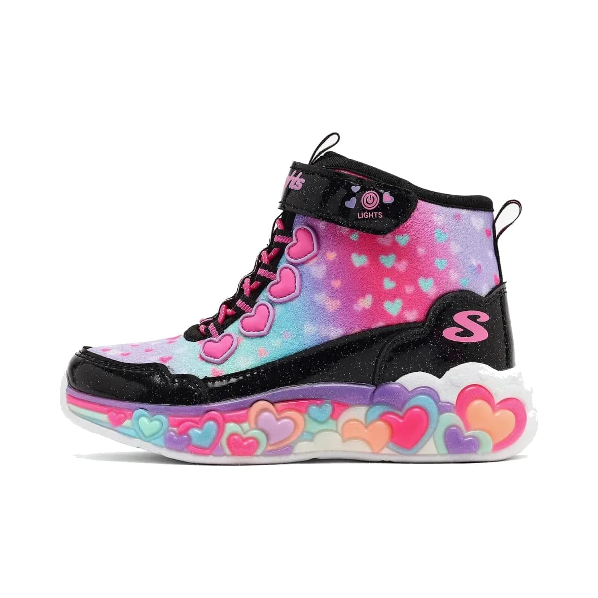 Skechers Eternal Heart Lights Büyük Kız Çocuk Siyah Işıklı Bot · 303262L-BKMT (2/6)