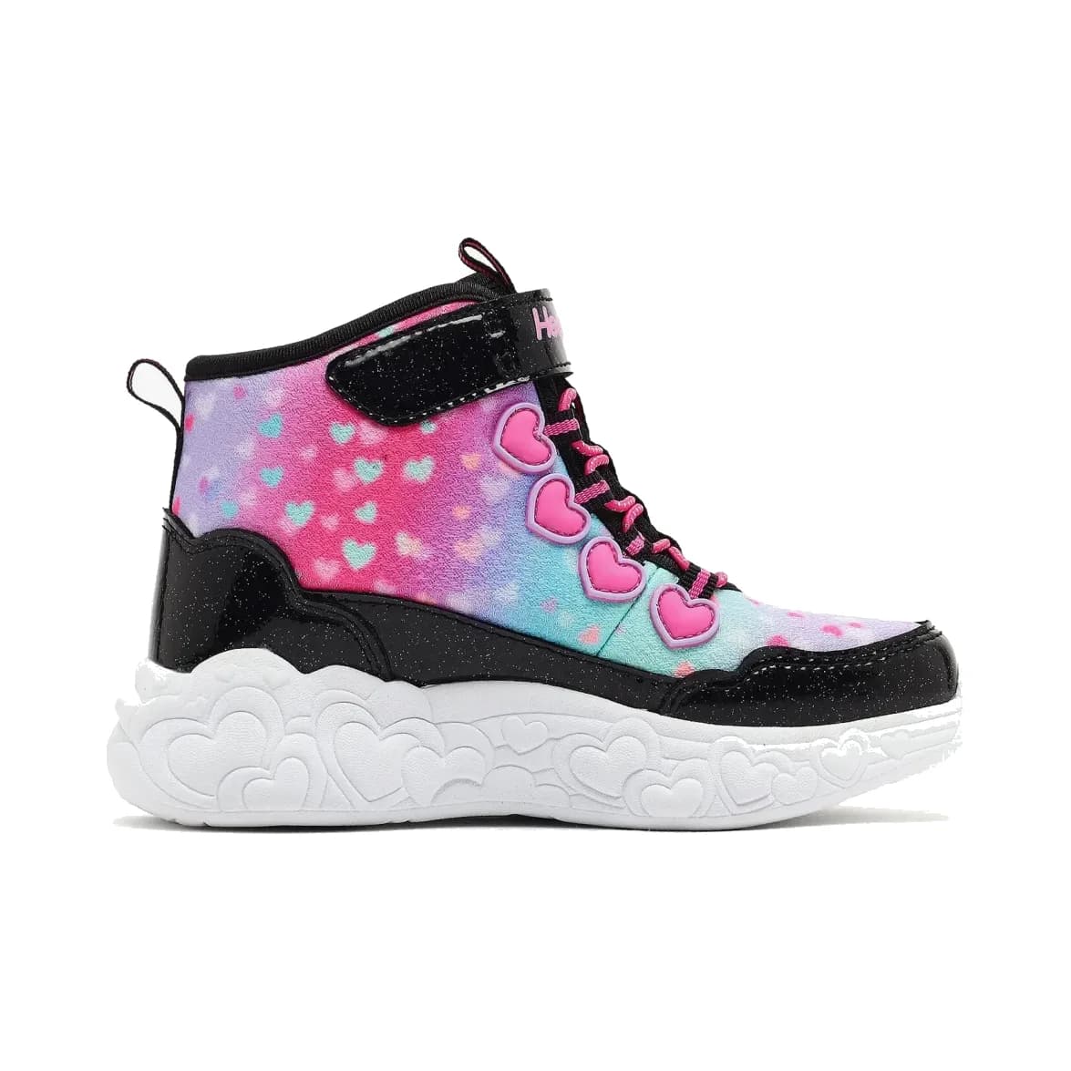 Skechers Eternal Heart Lights Büyük Kız Çocuk Siyah Işıklı Bot