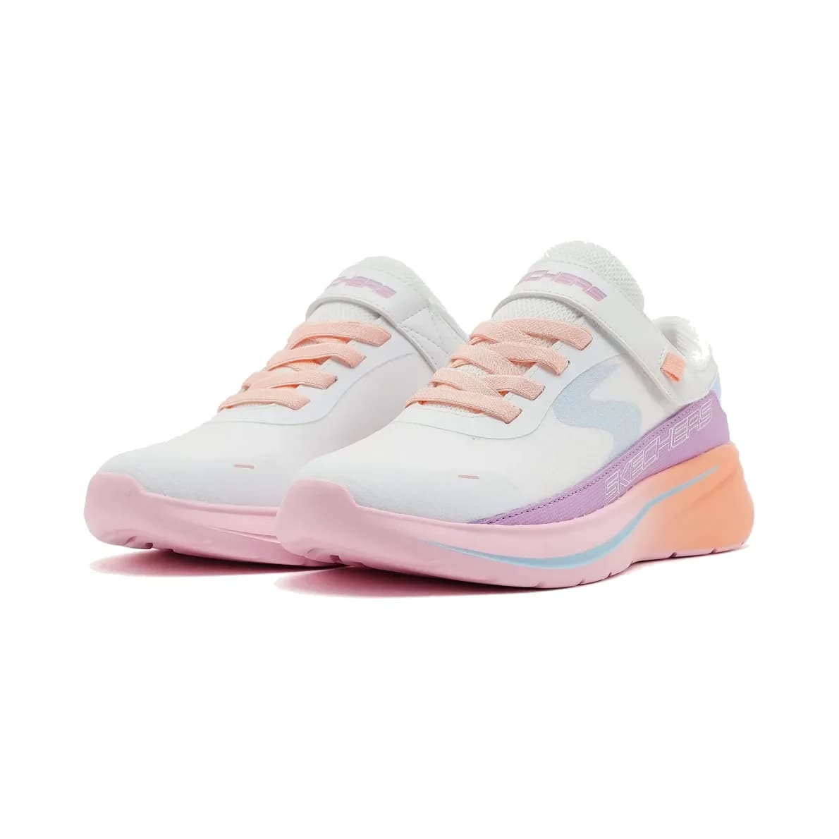 Skechers Wave 92 - Imara Lite Büyük Kız Çocuk Beyaz Spor Ayakkabı · 303571L-WMLT (3/6)