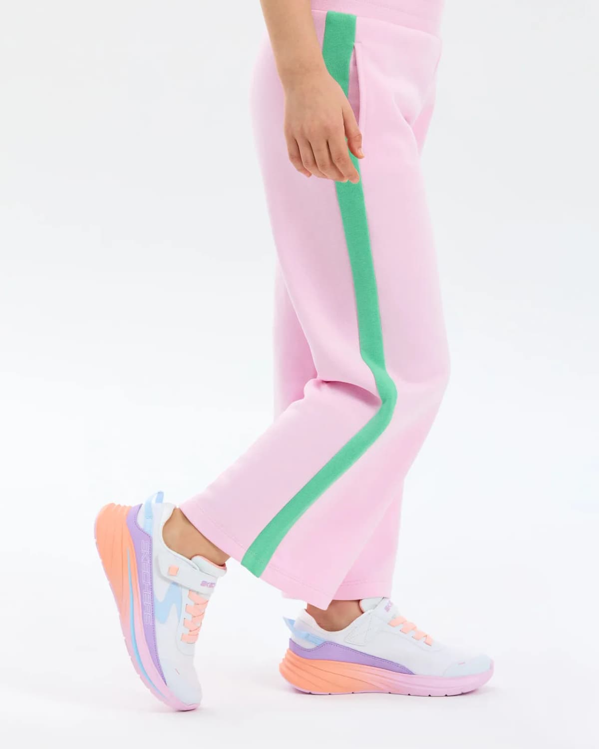Skechers Wave 92 - Imara Lite Büyük Kız Çocuk Beyaz Spor Ayakkabı · 303571L-WMLT (6/6)