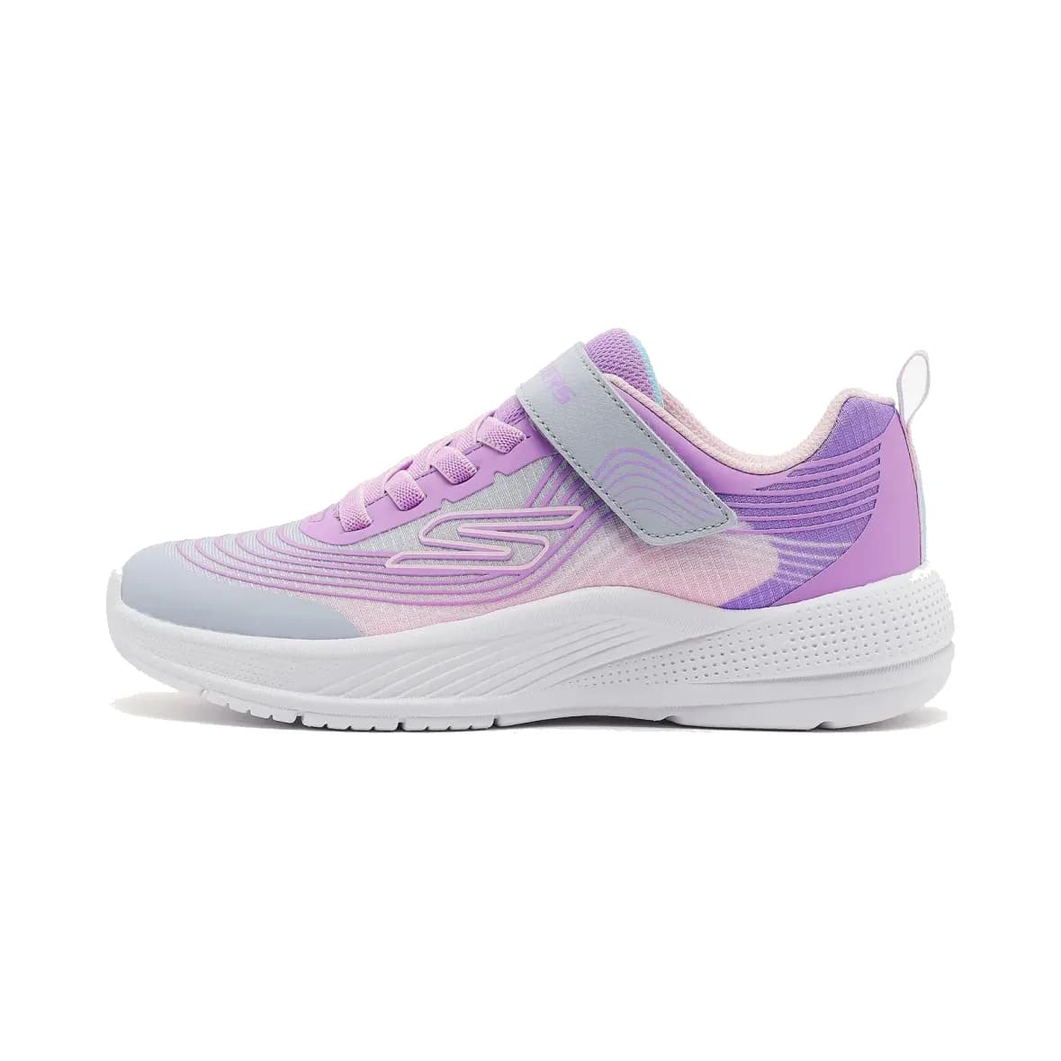 Skechers Microspec Advance Büyük Kız Çocuk Gri Spor Ayakkabı · 303575L-LGMT (2/5)