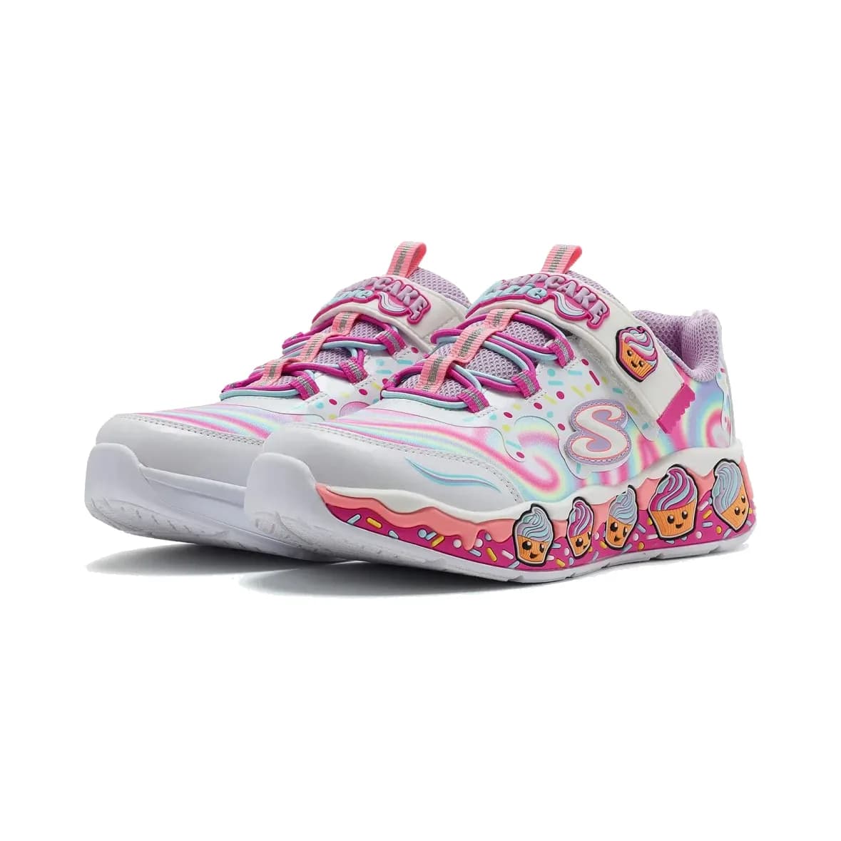 Skechers Cupcake Cutie Büyük Kız Çocuk Beyaz Spor Ayakkabı · 303627L-WMLT (3/7)