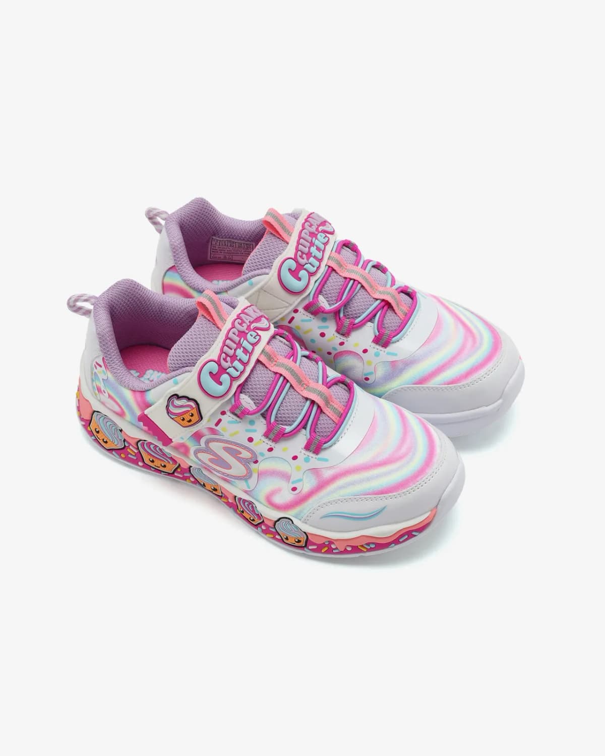 Skechers Cupcake Cutie Büyük Kız Çocuk Beyaz Spor Ayakkabı · 303627L-WMLT (6/7)