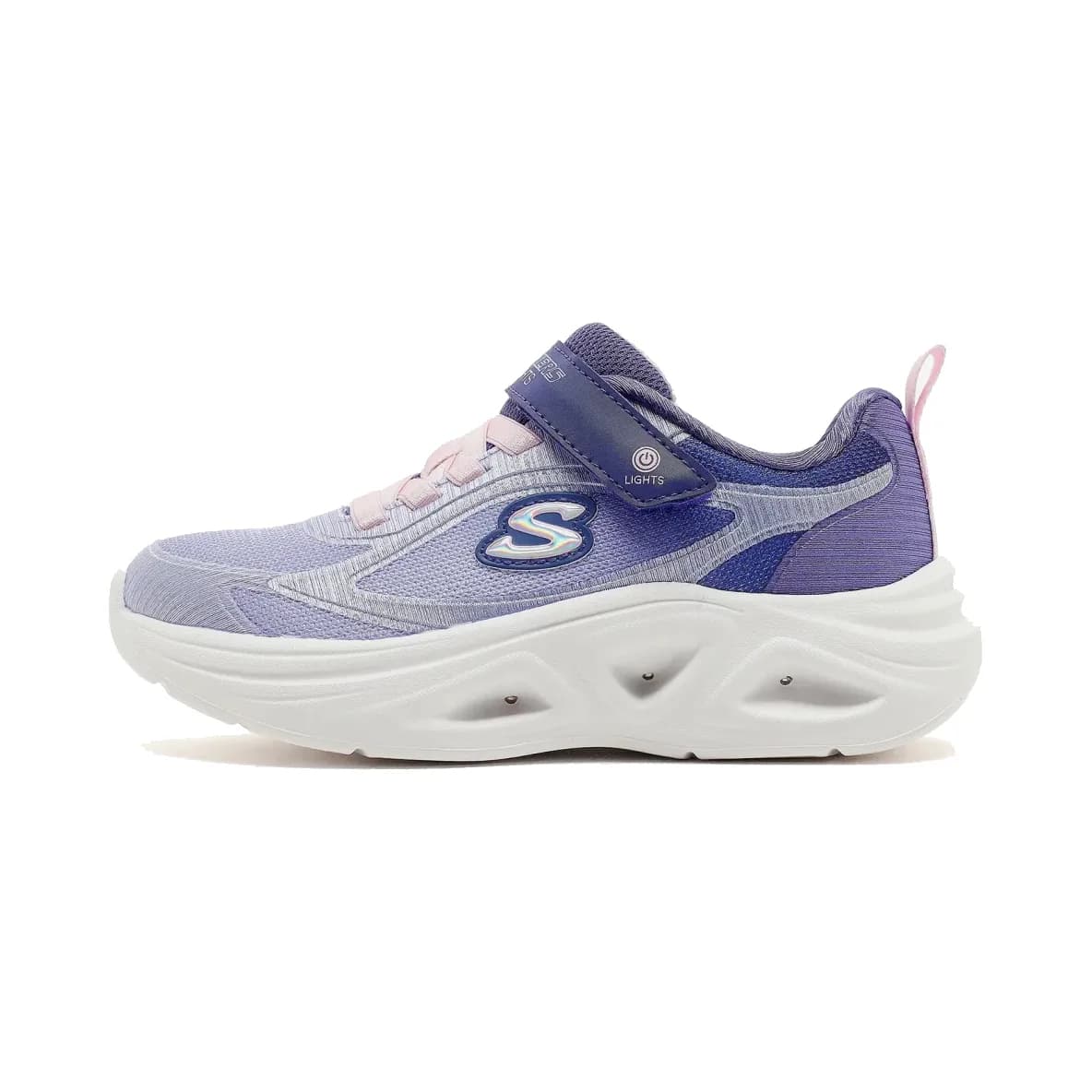 Skechers Sola Glow 2.0 Büyük Kız Çocuk Mavi Işıklı Spor Ayakkabı · 303729L-NVPK