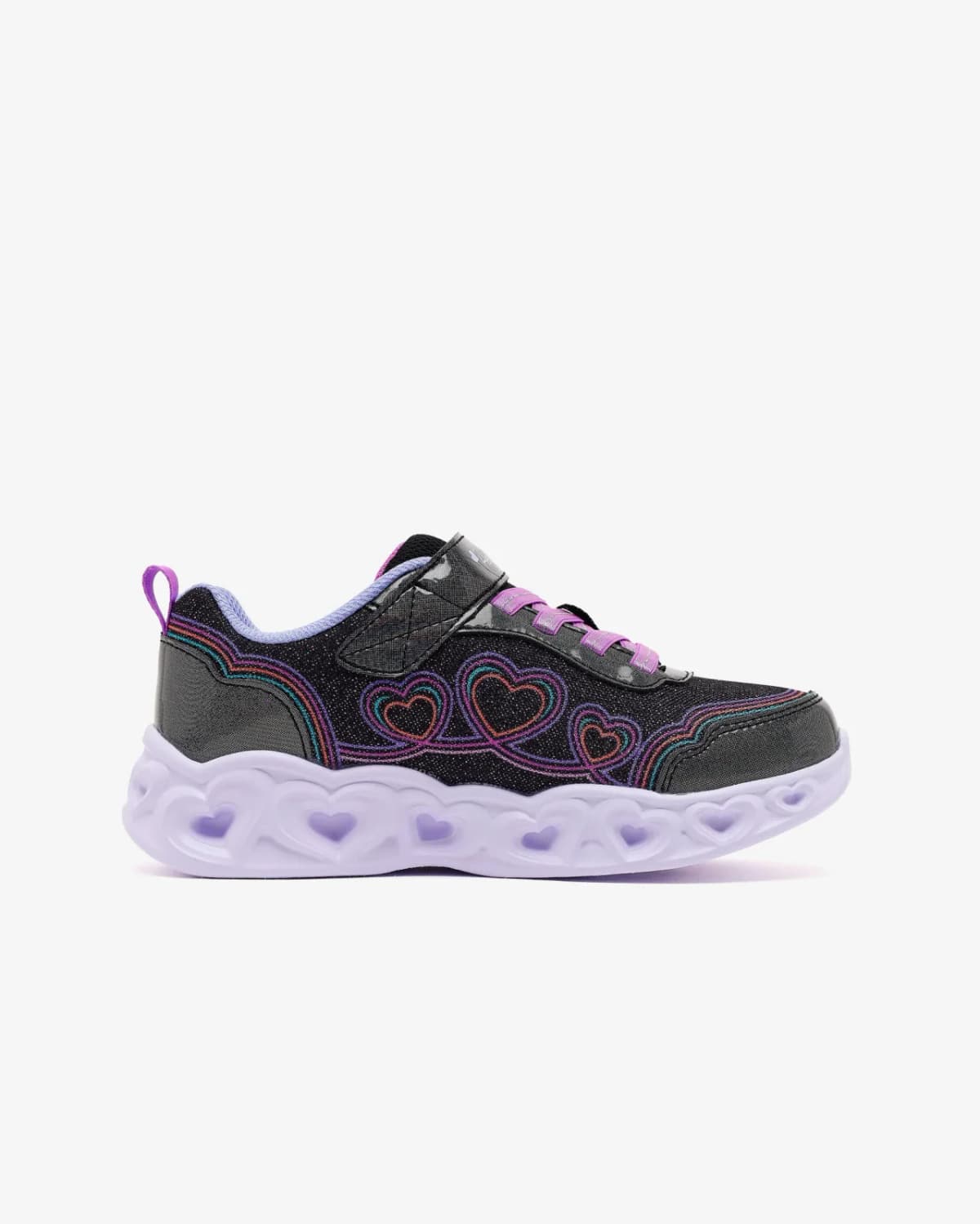 Skechers Heart Lights Büyük Kız Çocuk Siyah Işıklı Spor Ayakkabı · 303736L-BKMT
