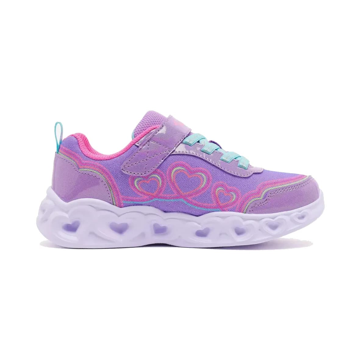 Skechers Heart Lights Büyük Kız Çocuk Mor Işıklı Spor Ayakkabı · 303736L-LVMT
