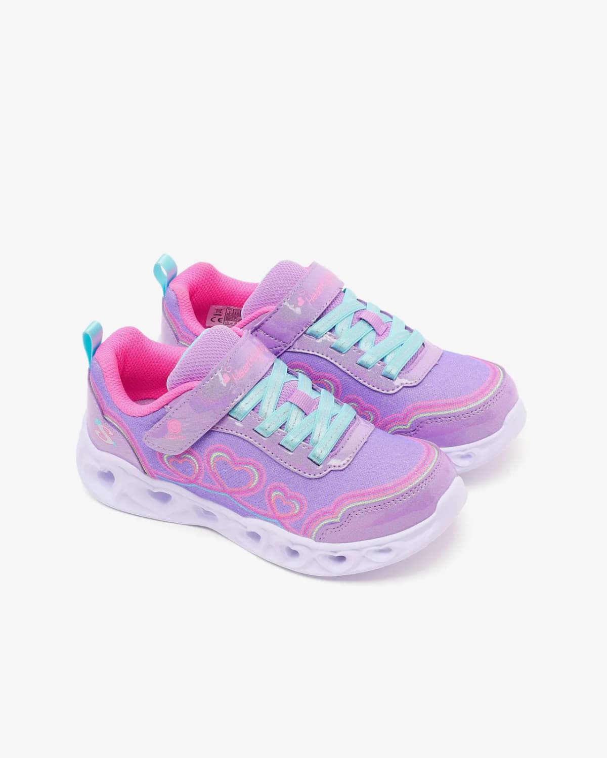Skechers Heart Lights Büyük Kız Çocuk Mor Işıklı Spor Ayakkabı · 303736L-LVMT (5/6)