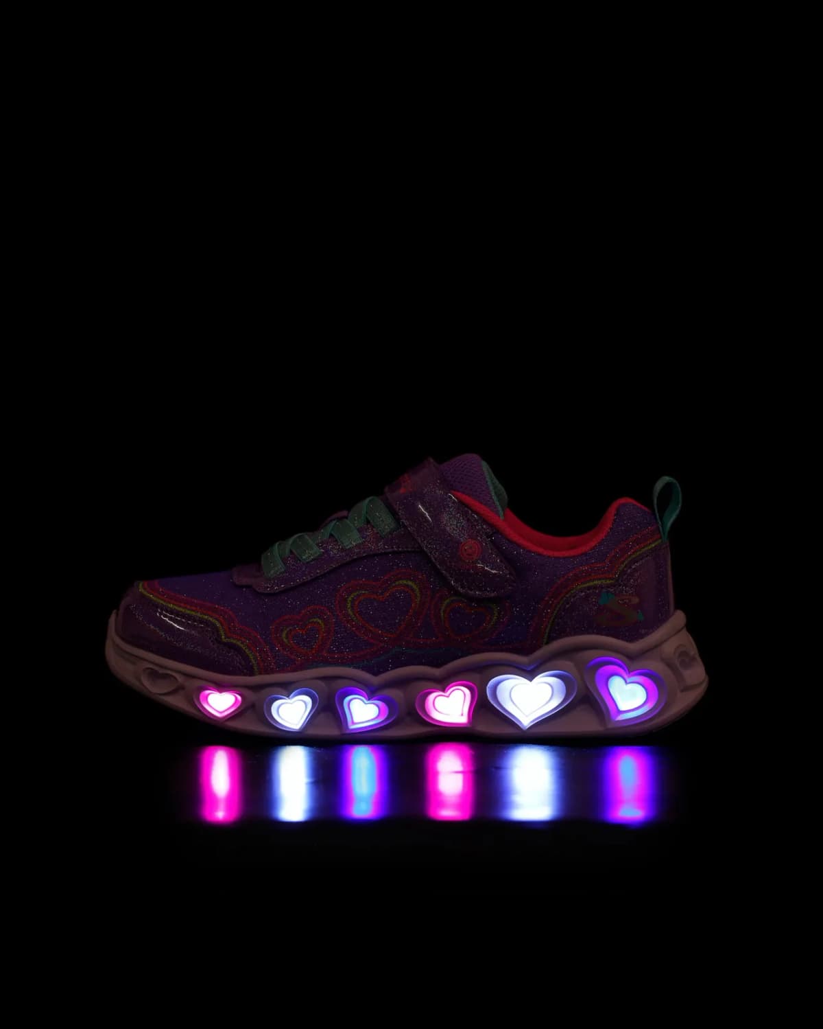Skechers Heart Lights Büyük Kız Çocuk Mor Işıklı Spor Ayakkabı · 303736L-LVMT (6/6)