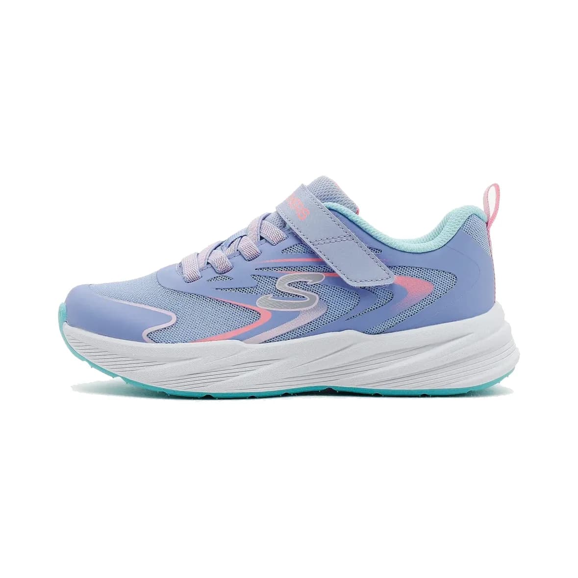 Skechers Microspec Tread - Hyper Speed Büyük Kız Çocuk Gri Spor Ayakkabı · 303882L-PWMT (2/5)
