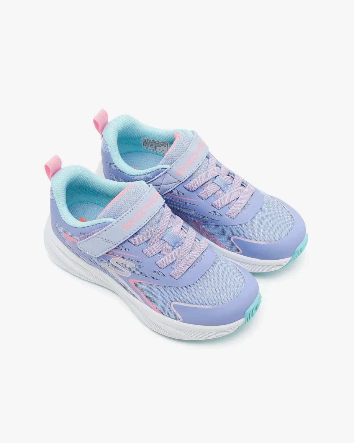 Skechers Microspec Tread - Hyper Speed Büyük Kız Çocuk Gri Spor Ayakkabı · 303882L-PWMT (5/5)