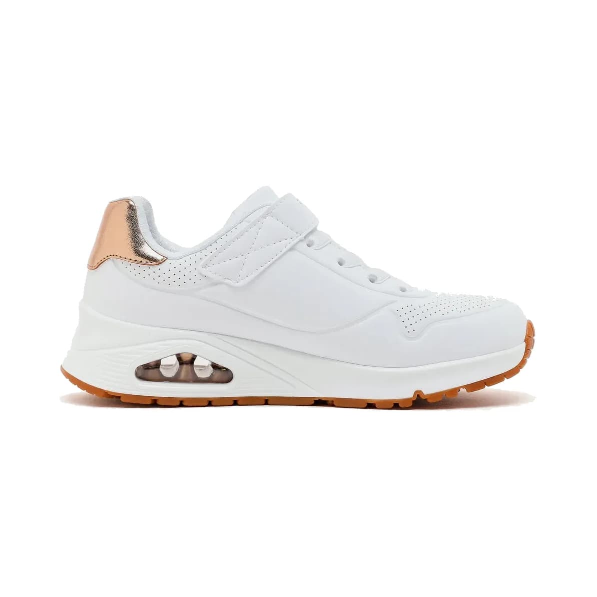 Skechers Uno Gen1 - Shimmer Core Büyük Kız Çocuk Beyaz Sneakers · 310546L-WHT