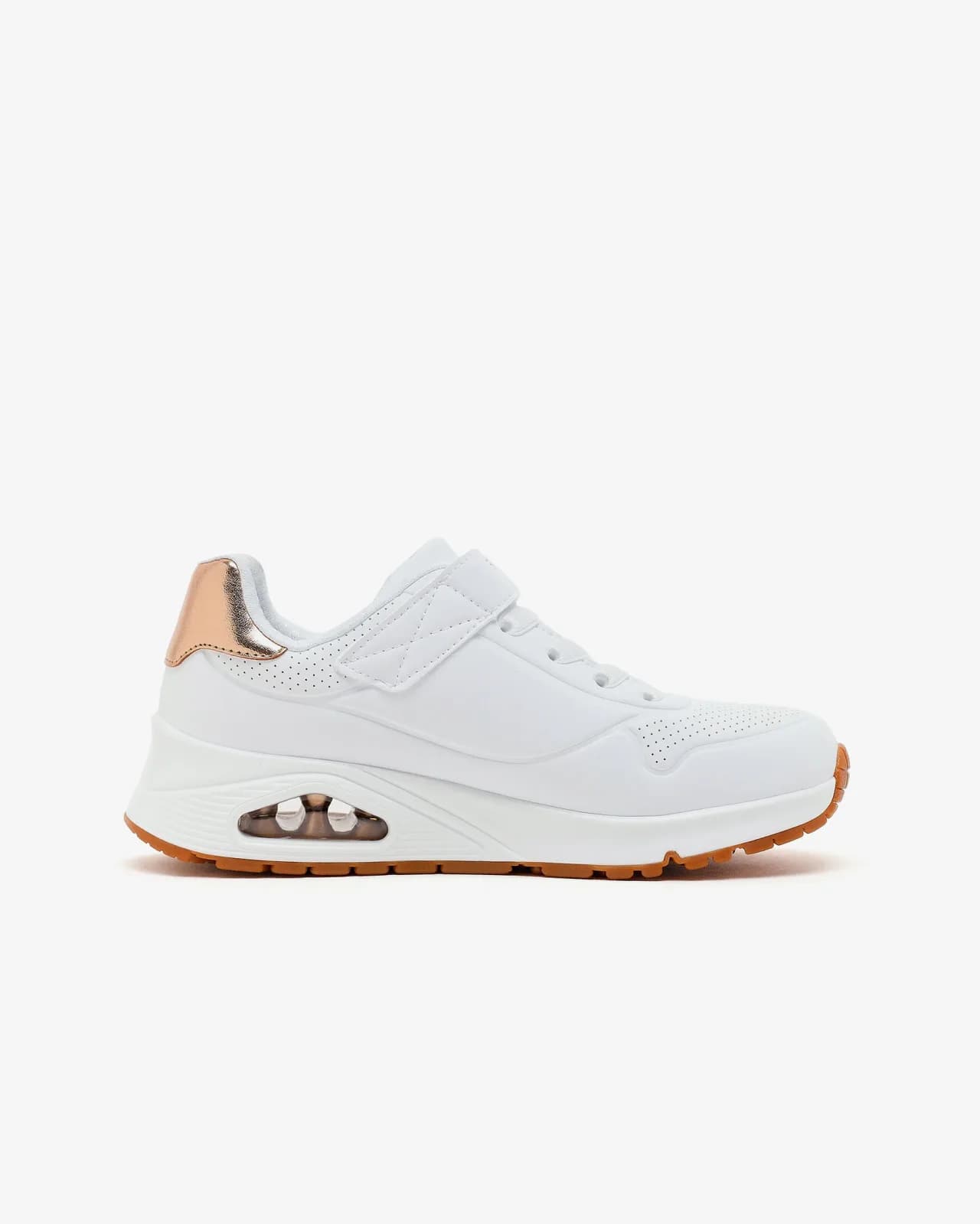 Skechers Uno Gen1 - Shimmer Core Büyük Kız Çocuk Beyaz Sneakers