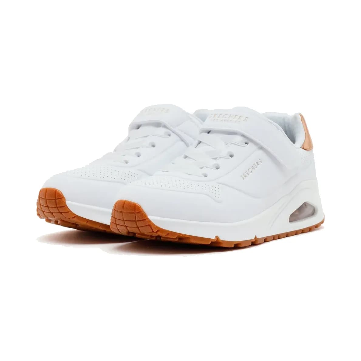 Skechers Uno Gen1 - Shimmer Core Büyük Kız Çocuk Beyaz Sneakers · 310546L-WHT (3/5)