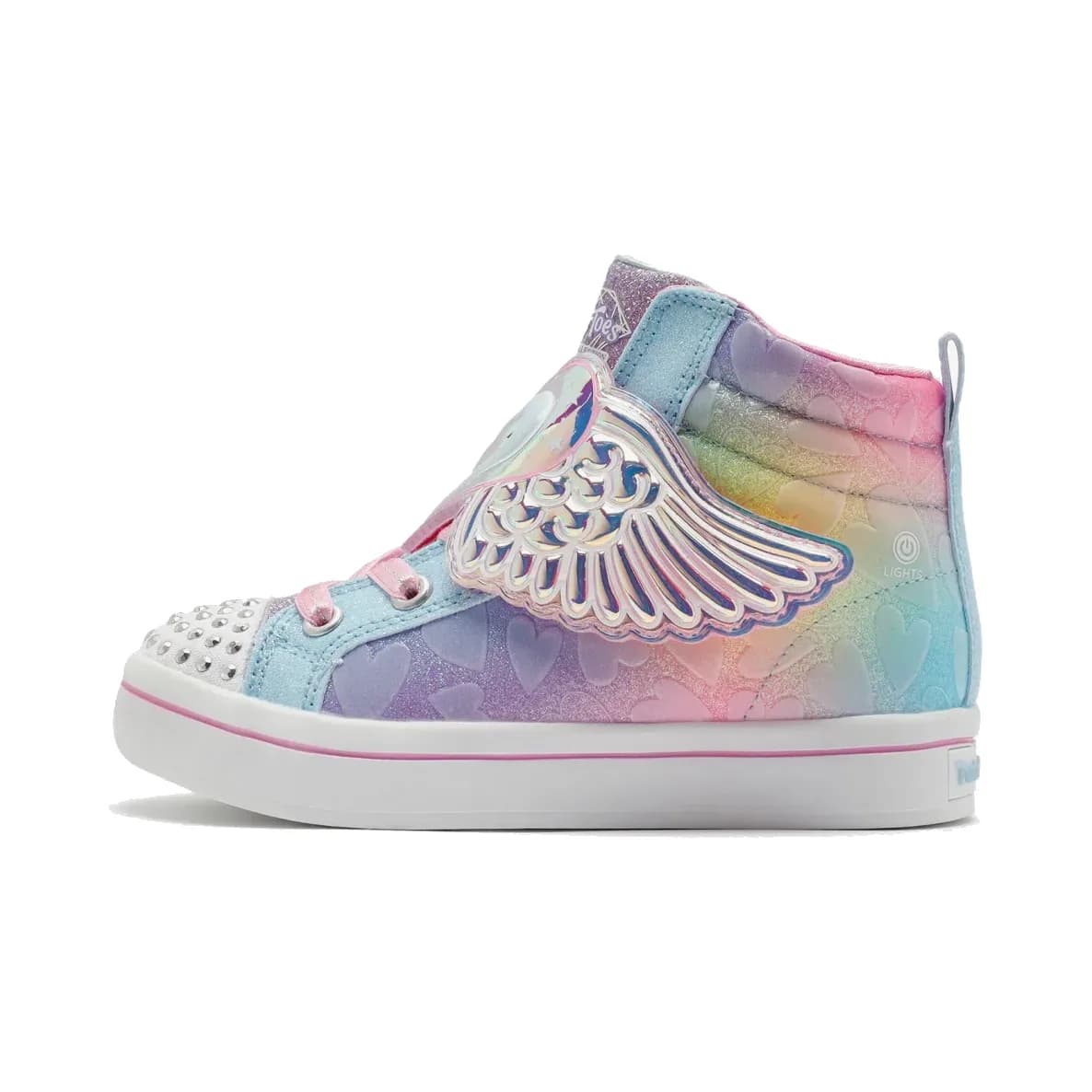 Skechers Twi-lites 2.0 - Flying Love Büyük Kız Çocuk Mavi Işıklı Spor Ayakkabı · 314393L-LBMT (2/12)