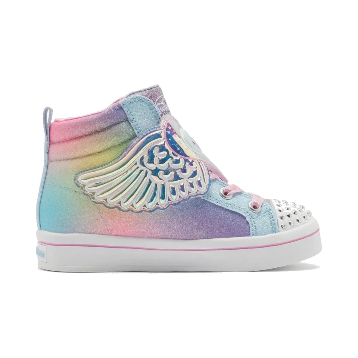 Skechers Twi-lites 2.0 - Flying Love Büyük Kız Çocuk Mavi Işıklı Spor Ayakkabı · 314393L-LBMT