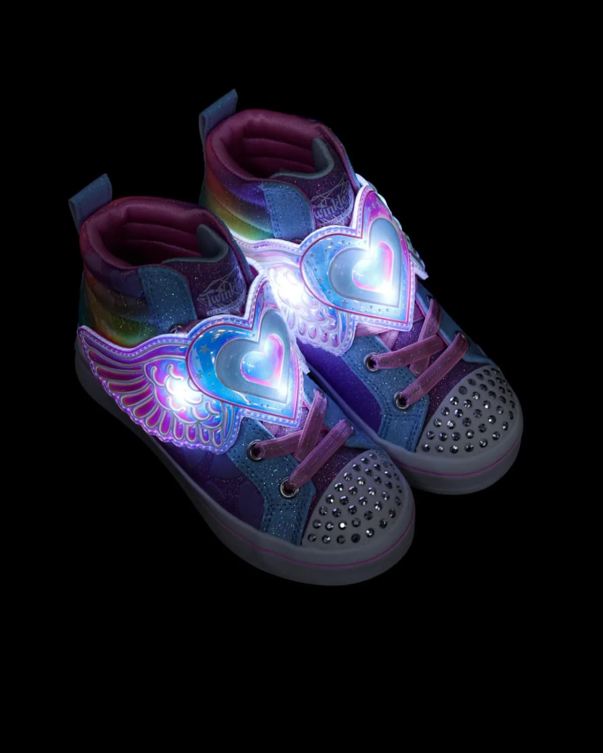 Skechers Twi-lites 2.0 - Flying Love Büyük Kız Çocuk Mavi Işıklı Spor Ayakkabı · 314393L-LBMT (12/12)