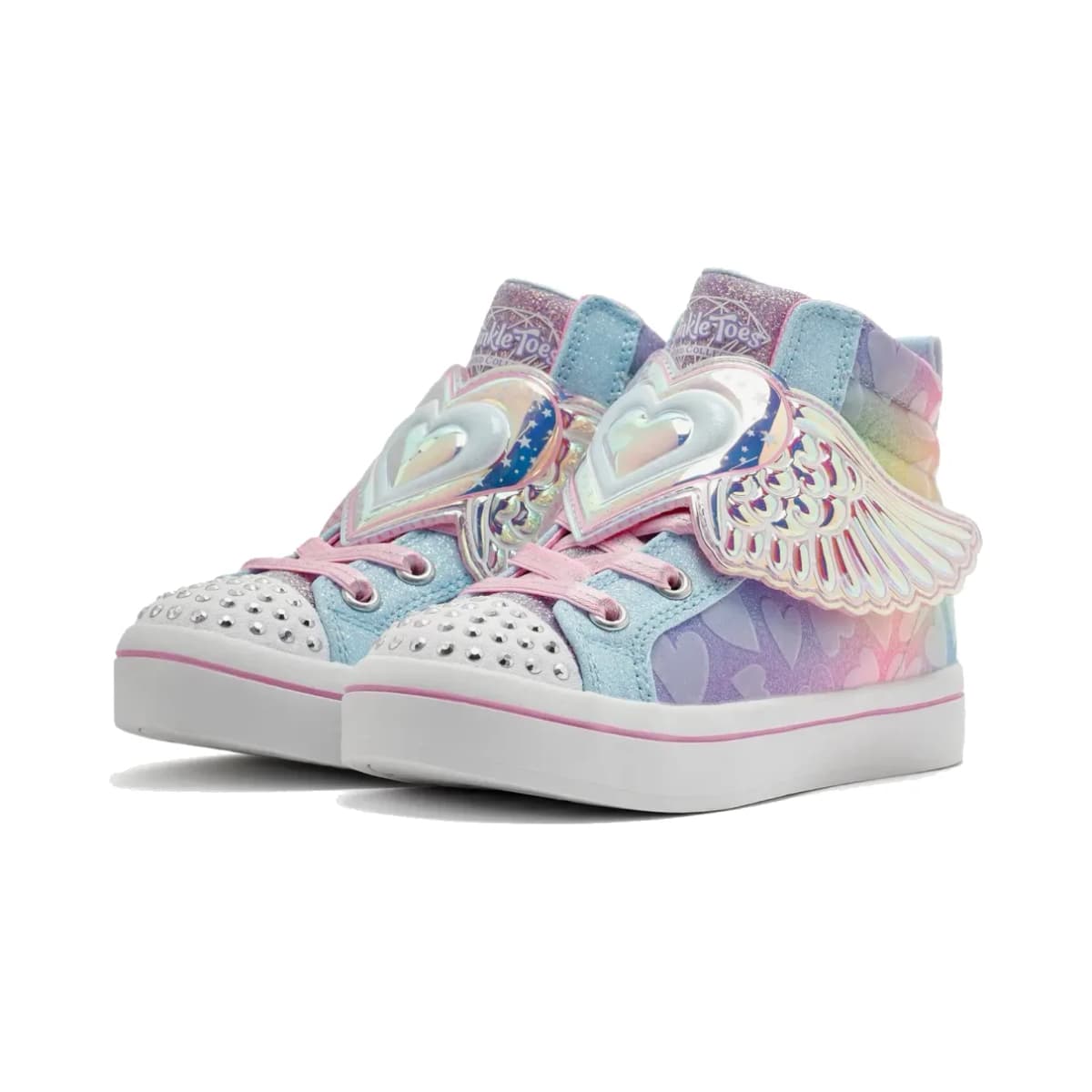 Skechers Twi-lites 2.0 - Flying Love Büyük Kız Çocuk Mavi Işıklı Spor Ayakkabı · 314393L-LBMT (3/12)
