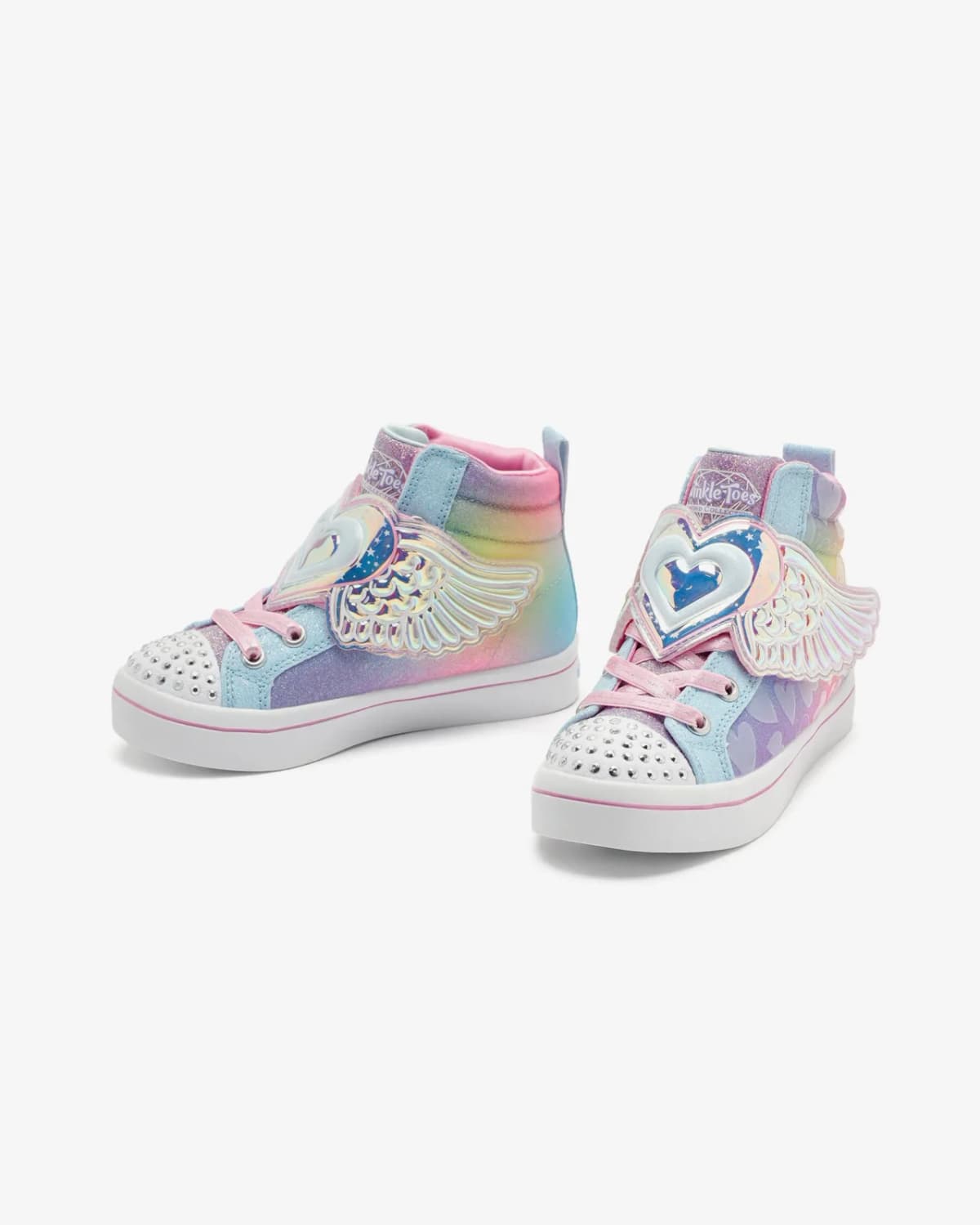 Skechers Twi-lites 2.0 - Flying Love Büyük Kız Çocuk Mavi Işıklı Spor Ayakkabı · 314393L-LBMT (7/12)