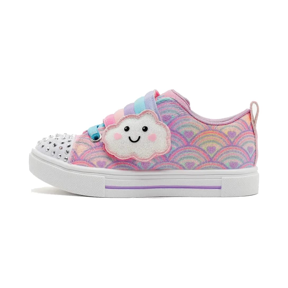 Skechers Twinkle Sparks - Cloud Cutie Küçük Kız Çocuk Mor Işıklı Spor Ayakkabı · 314828N-LVMT (2/6)