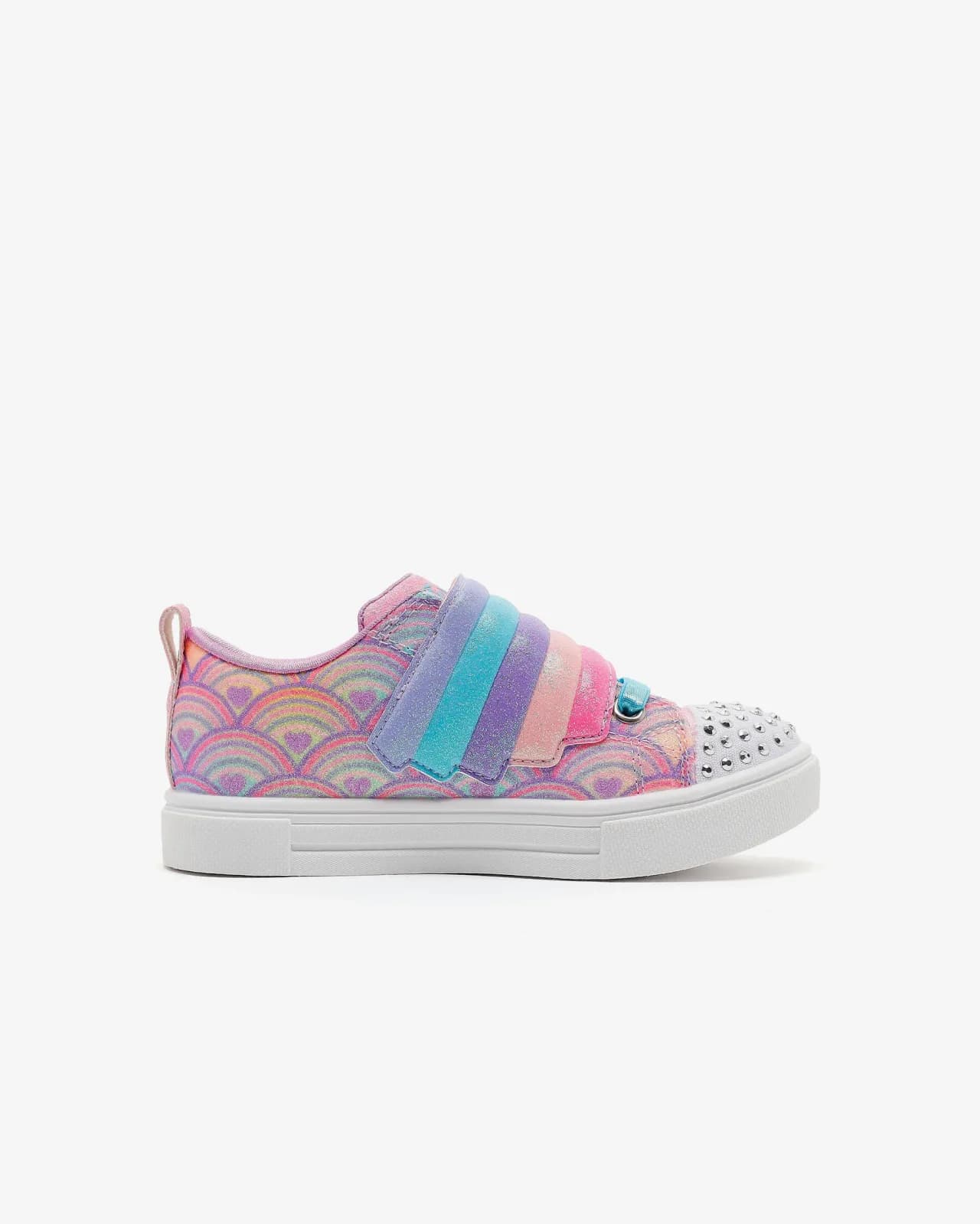 Skechers Twinkle Sparks Küçük Kız Çocuk Mor Işıklı Spor Ayakkabı