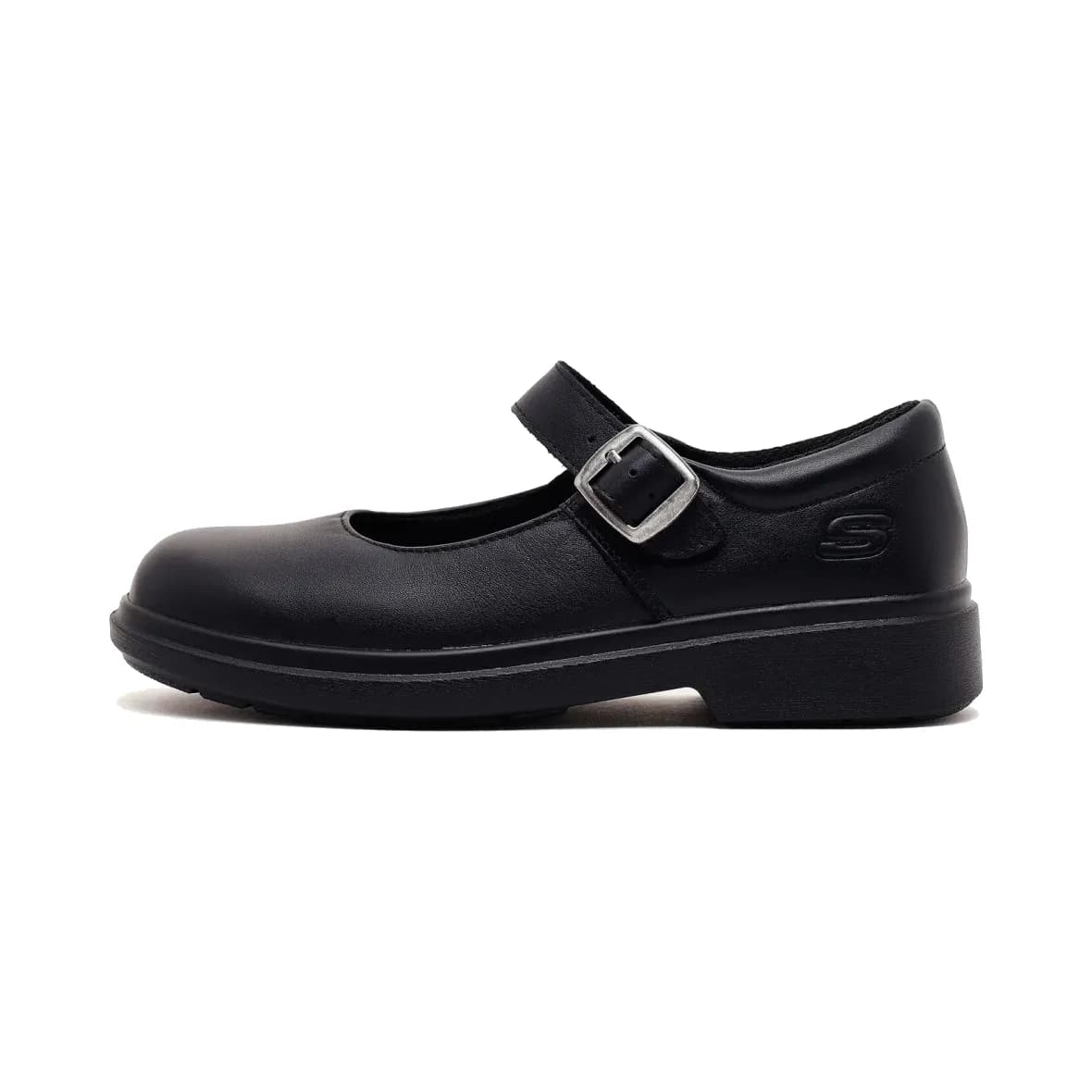 Skechers Smooth Tracks Büyük Kız Çocuk Siyah Okul Ayakkabısı · 319208L-BBK (3/6)