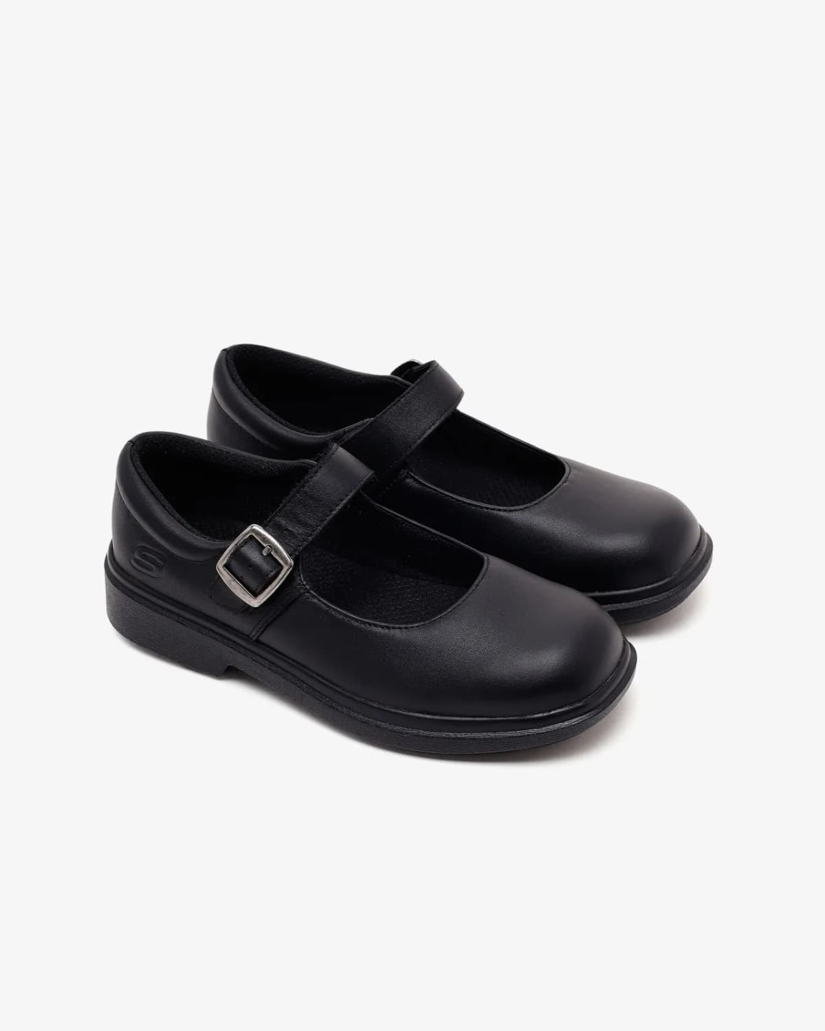 Skechers Smooth Tracks Büyük Kız Çocuk Siyah Okul Ayakkabısı · 319208L-BBK (6/6)