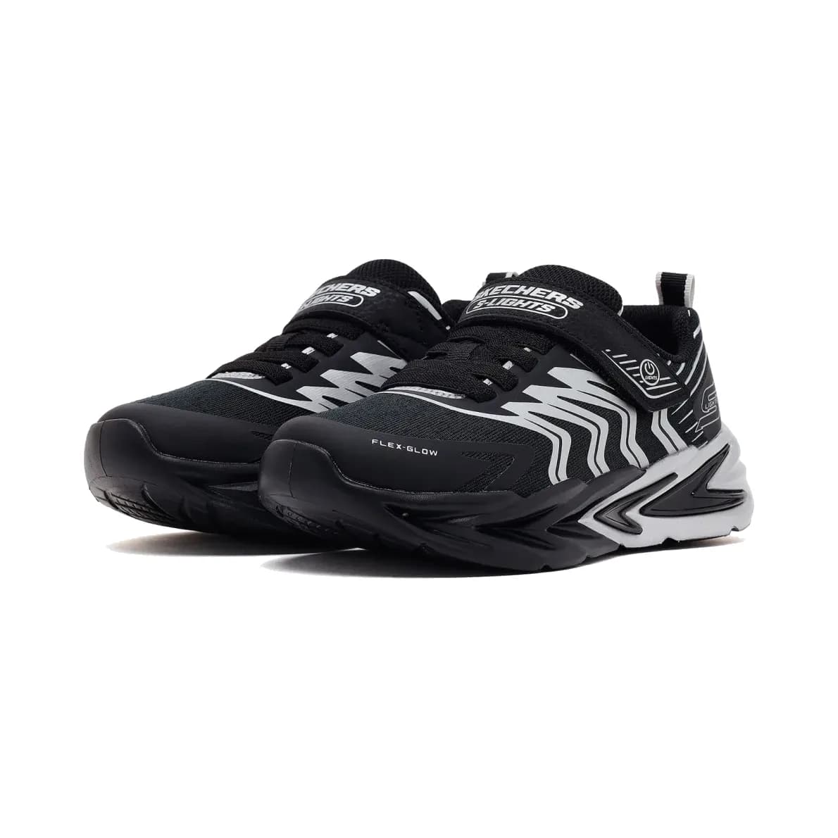 Skechers Flex-glow Ultra Büyük Erkek Çocuk Siyah Işıklı Spor Ayakkabı · 400141L-BKSL (3/6)