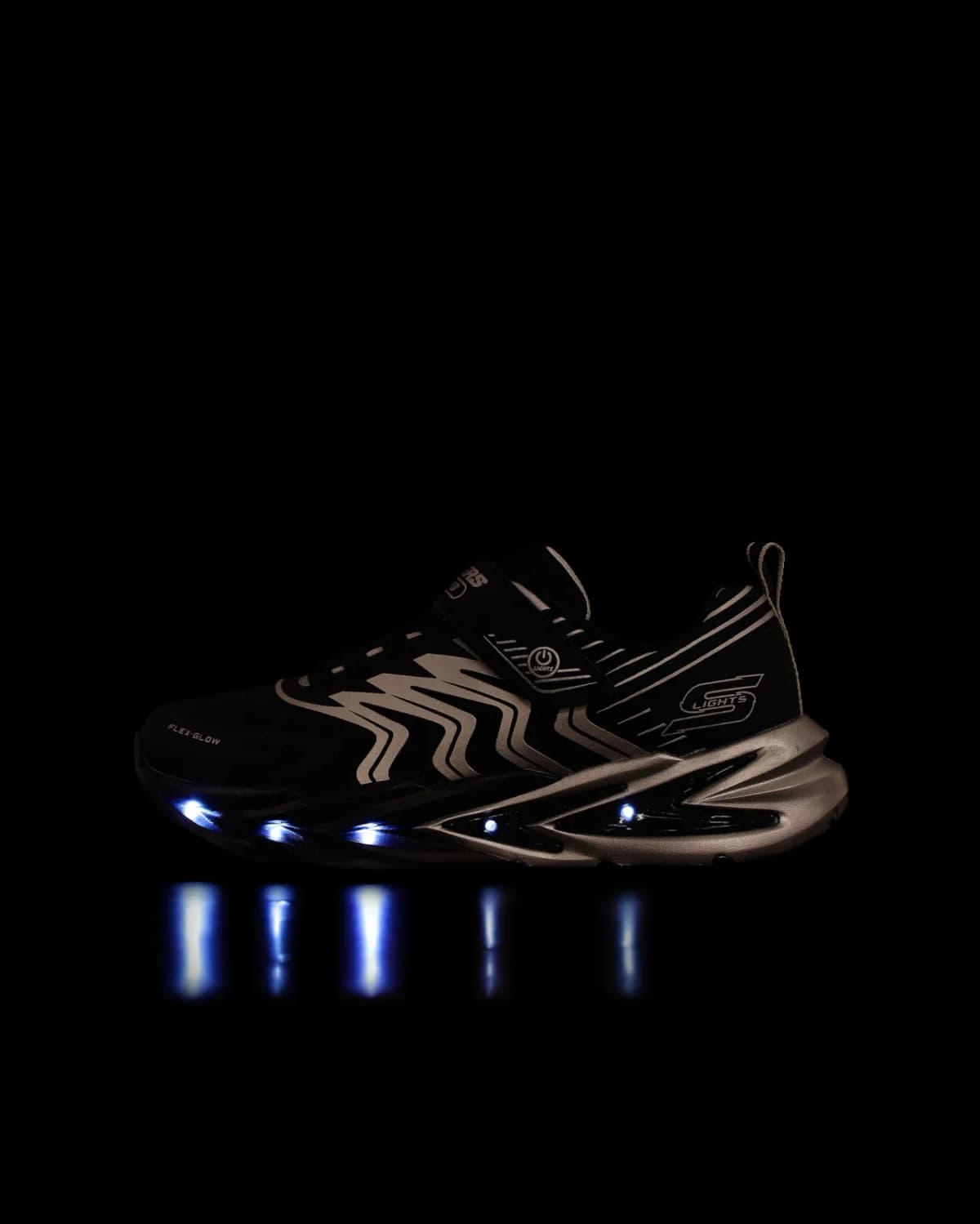 Skechers Flex-glow Ultra Büyük Erkek Çocuk Siyah Işıklı Spor Ayakkabı · 400141L-BKSL (6/6)