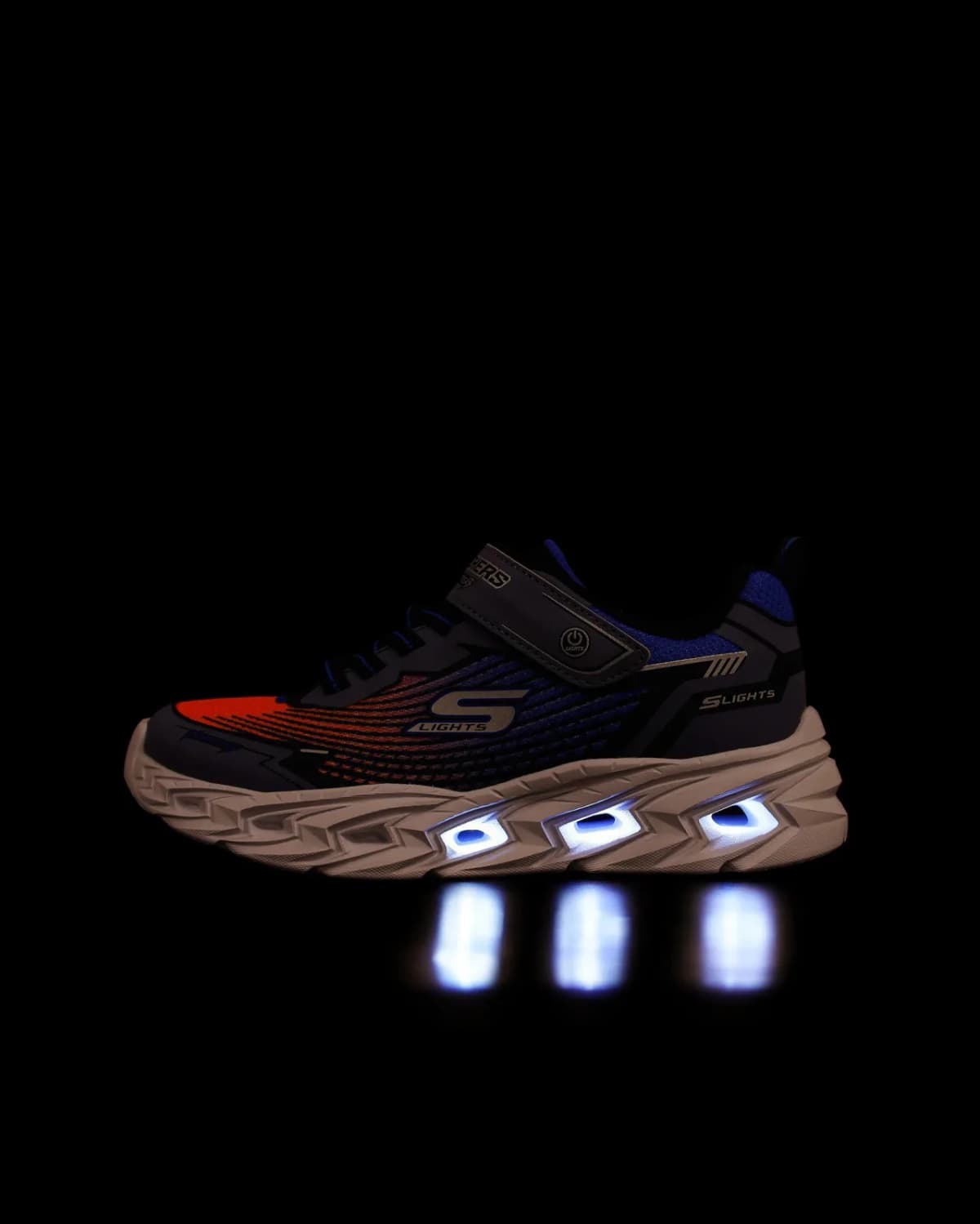 Skechers Vortex 3.0 Büyük Erkek Çocuk Siyah Işıklı Spor Ayakkabı — Turuncu · 400590L-BBOR (6/6)