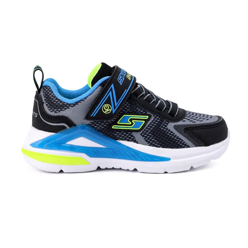 Skechers S Lights Tri Namics Çocuk Spor Ayakkabı Siyah görsel 1