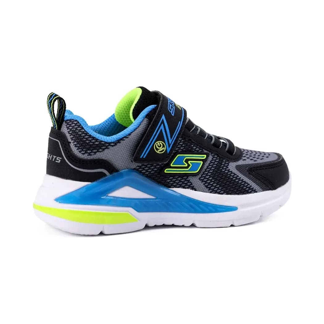 Skechers S Lights Tri Namics Çocuk Spor Ayakkabı Siyah · 401660L-BKYB (3/3)