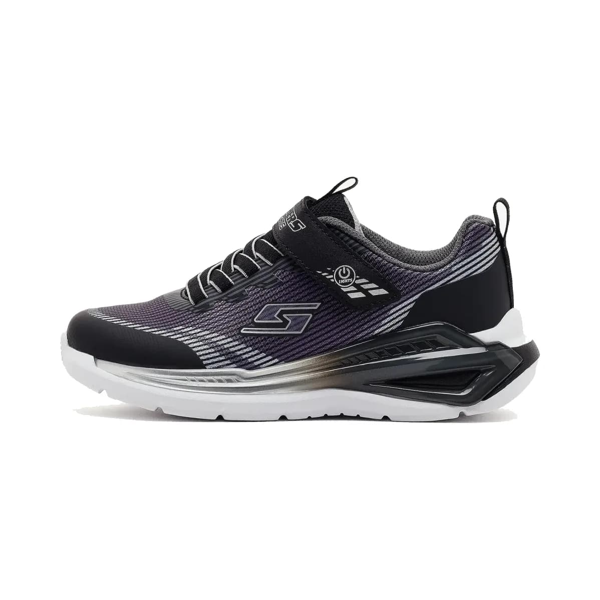 Skechers Tri-namics 2.0 Büyük Erkek Çocuk Siyah Işıklı Spor Ayakkabı · 401661L-BKSL (2/6)