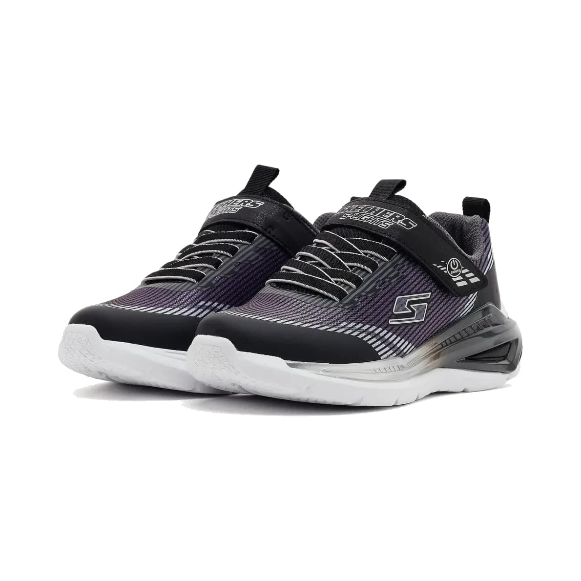 Skechers Tri-namics 2.0 Büyük Erkek Çocuk Siyah Işıklı Spor Ayakkabı · 401661L-BKSL (3/6)