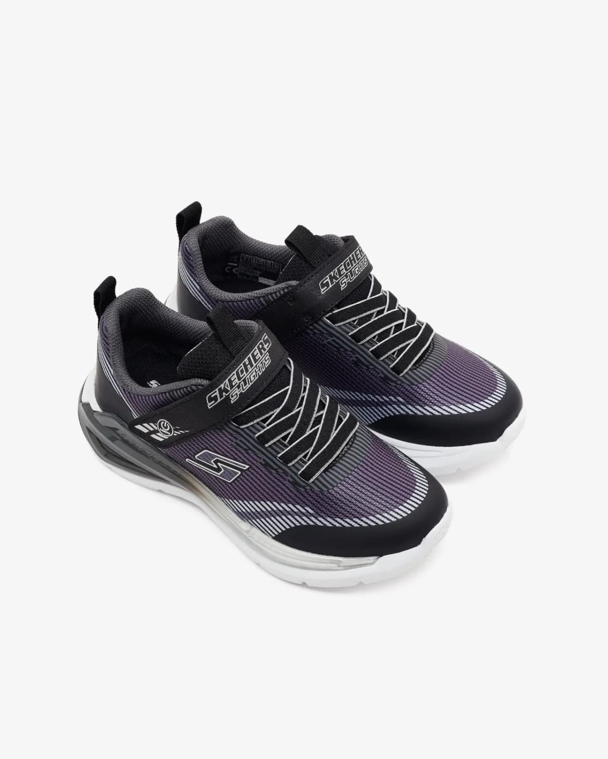 Skechers Tri-namics 2.0 Büyük Erkek Çocuk Siyah Işıklı Spor Ayakkabı · 401661L-BKSL (5/6)