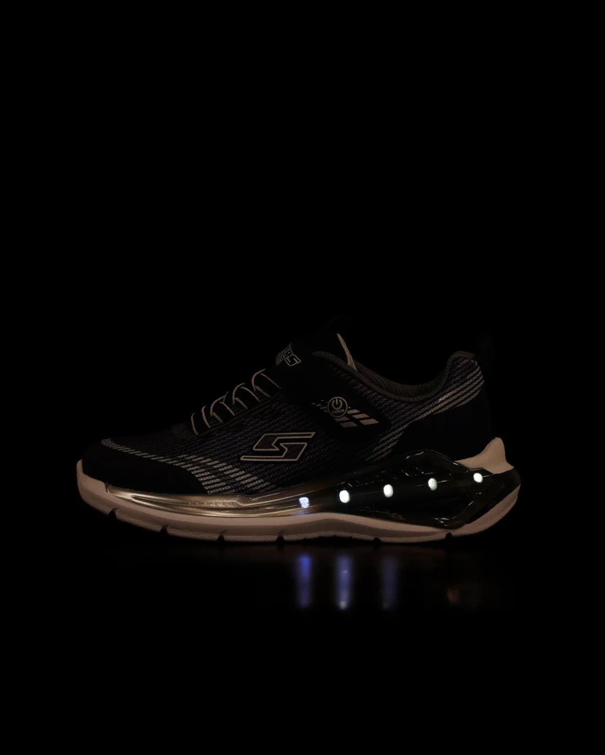 Skechers Tri-namics 2.0 Büyük Erkek Çocuk Siyah Işıklı Spor Ayakkabı · 401661L-BKSL (6/6)