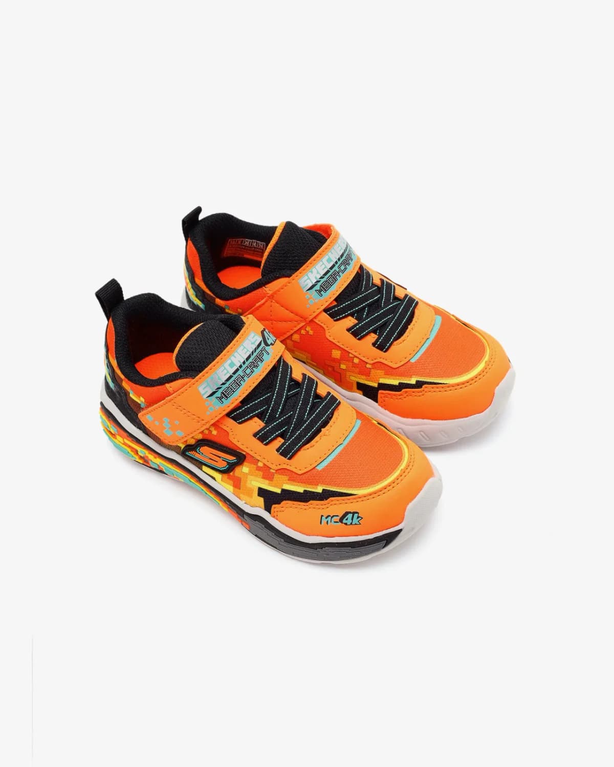 Skechers Mega Scene Küçük Erkek Çocuk Turuncu Spor Ayakkabı · 402162N-ORBK (5/5)