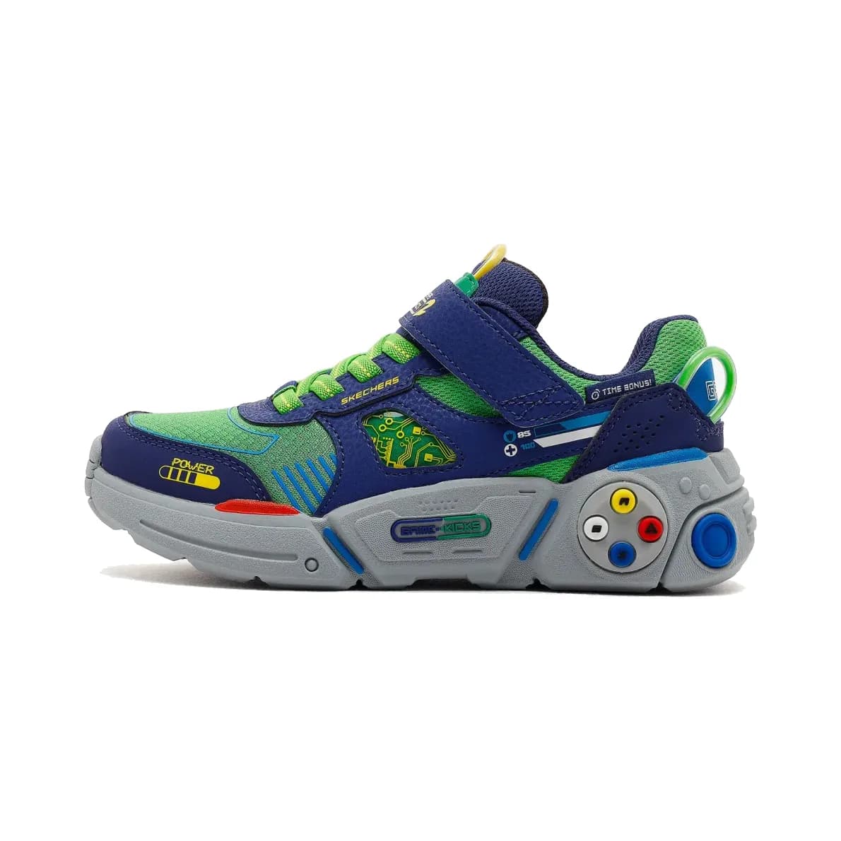 Skechers Gametronix 2.0 Büyük Erkek Çocuk Haki Spor Ayakkabı — Yeşil · 402270L-GRNV (2/5)
