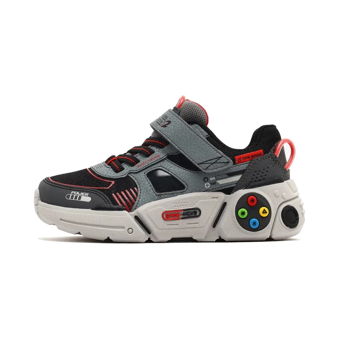 Skechers Gametronix 2.0 Büyük Erkek Çocuk Gri Spor Ayakkabı · 402270L-GYMT (2/5)