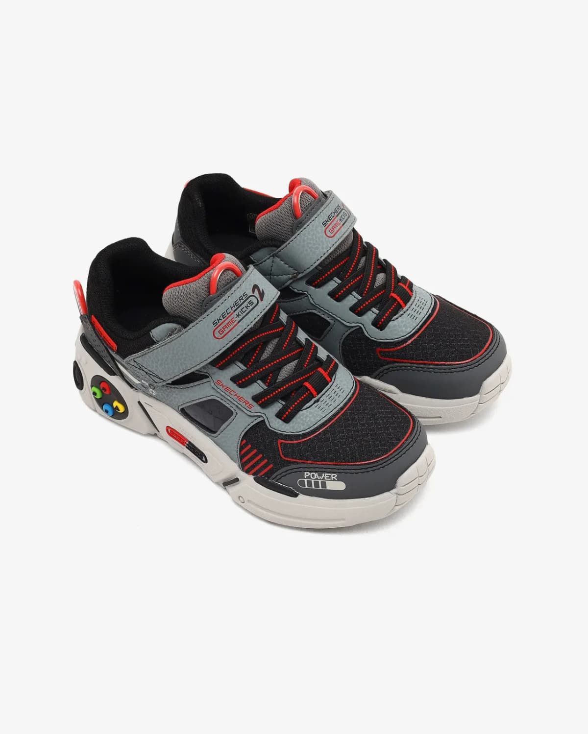 Skechers Gametronix 2.0 Büyük Erkek Çocuk Gri Spor Ayakkabı · 402270L-GYMT (5/5)