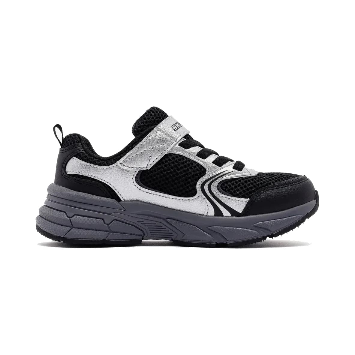 Skechers Retro-graph Büyük Erkek Çocuk Gri Spor Ayakkabı · 403857L-SLBK